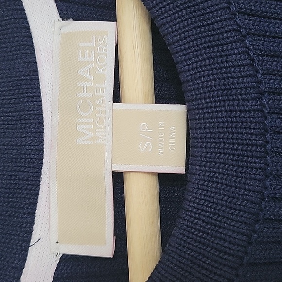 Michael Kors Midi Rib Knit Dress, Small - Picture 2 of 3